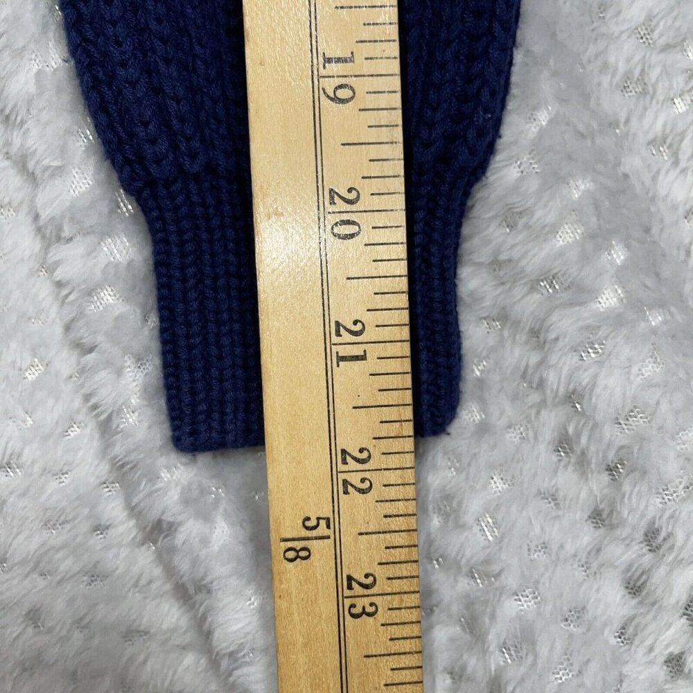 Vintage IZOD Sweater Mens Large Chunky Knit Tennis Cotton 90s V Neck 3D Textured - Picture 8 of 8